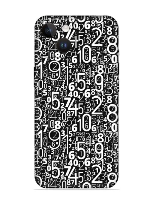 Many Numbers Different Embossed Soft Silicone Case for Apple Iphone 14