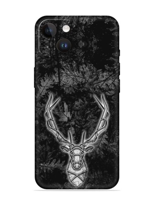 Ancient Deer Embossed Soft Silicone Case for Apple Iphone 14