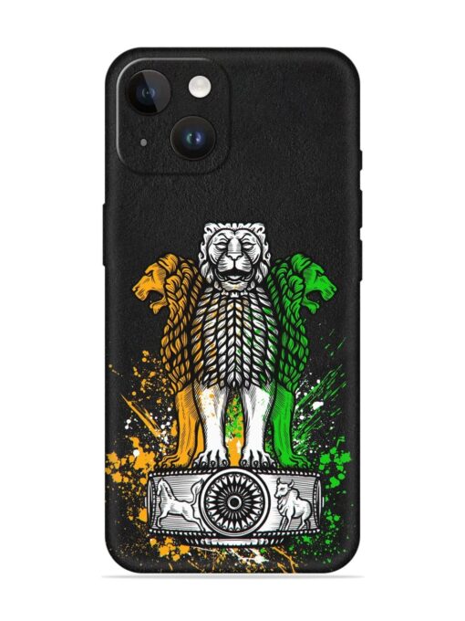 Pillars Of Ashoka Embossed Soft Silicone Case for Apple Iphone 14