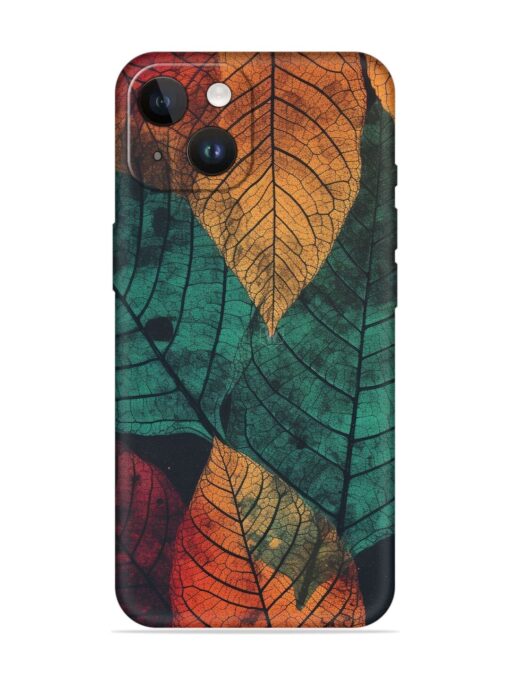 Leaves Artwork Embossed Soft Silicone Case for Apple Iphone 14 Zapvi