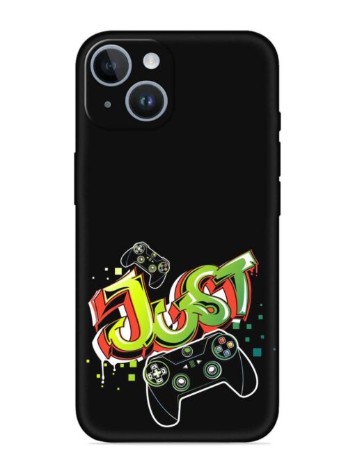 Graffiti Gamepad Illustration Embossed Soft Silicone Case for Apple Iphone 14 Plus Zapvi