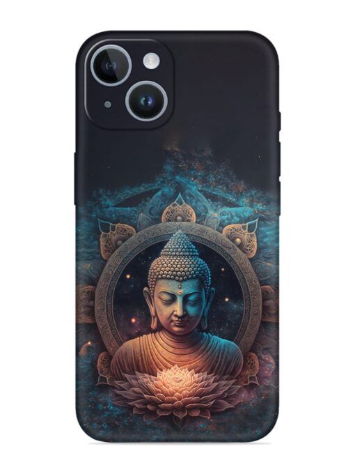 Gautam Buddha Embossed Soft Silicone Case for Apple Iphone 14 Plus Zapvi