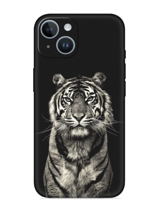 Tiger Art Embossed Soft Silicone Case for Apple Iphone 14 Plus Zapvi