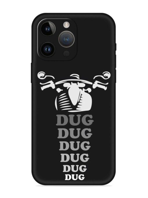 Dug Dug Dug Embossed Soft Silicone Case for Apple Iphone 14 Pro