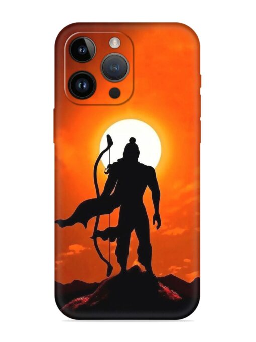 Shree Ram Embossed Soft Silicone Case for Apple Iphone 14 Pro Zapvi