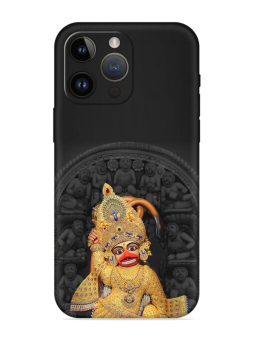 Indian Gold Hanuman Embossed Soft Silicone Case for Apple Iphone 14 Pro