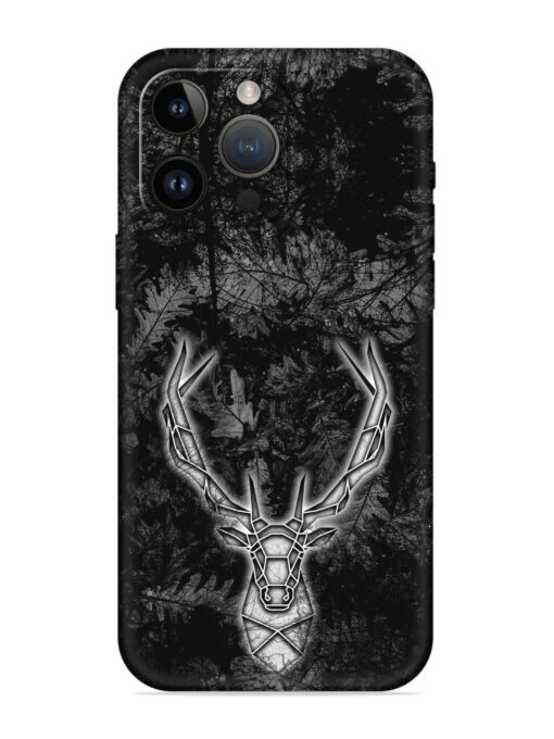 Ancient Deer Embossed Soft Silicone Case for Apple Iphone 14 Pro Zapvi