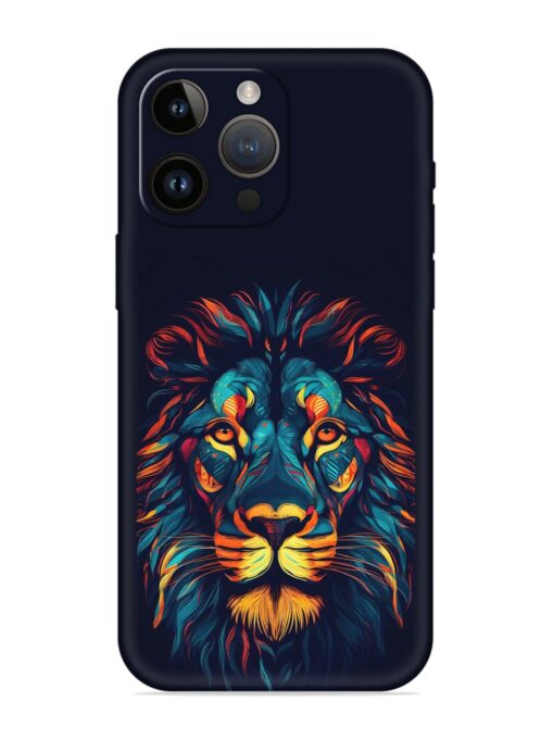 Colorful Lion Embossed Soft Silicone Case for Apple Iphone 14 Pro Zapvi