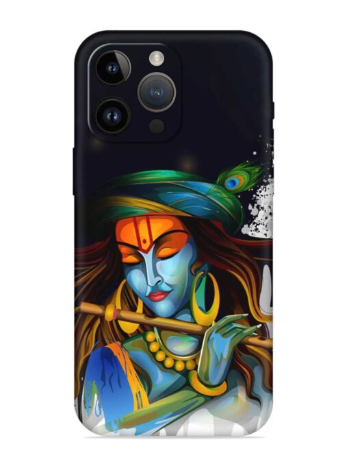 Krishna Art Embossed Soft Silicone Case for Apple Iphone 14 Pro Max Zapvi