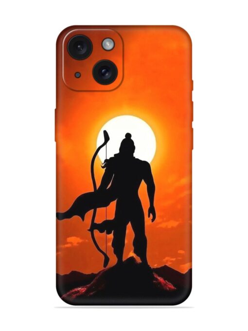 Shree Ram Embossed Soft Silicone Case for Apple Iphone 15 Zapvi