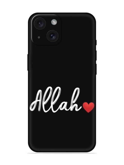 Allah Embossed Soft Silicone Case for Apple Iphone 15 Zapvi