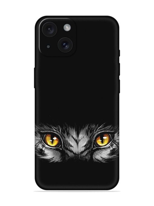 Scary Eye Embossed Soft Silicone Case for Apple Iphone 15 Zapvi