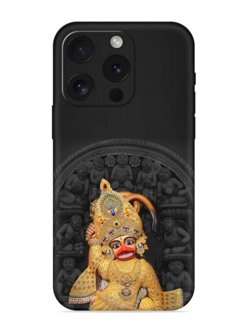 Indian Gold Hanuman Embossed Soft Silicone Case for Apple Iphone 15 Pro Zapvi