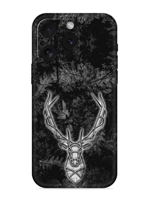 Ancient Deer Embossed Soft Silicone Case for Apple Iphone 15 Pro Zapvi