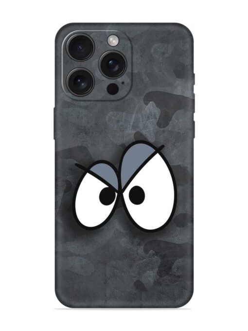 Big Eyes Night Mode Embossed Soft Silicone Case for Apple Iphone 15 Pro Max Zapvi