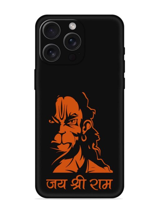 Angry Hanuman Embossed Soft Silicone Case for Apple Iphone 15 Pro Max Zapvi