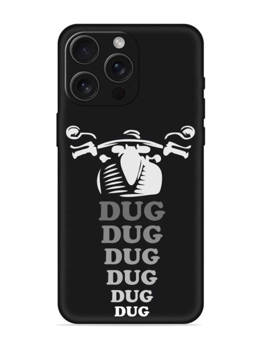 Dug Dug Dug Embossed Soft Silicone Case for Apple Iphone 15 Pro Max Zapvi