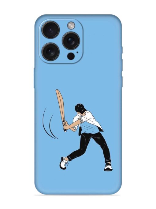 Cricket Gully Boy Embossed Soft Silicone Case for Apple Iphone 15 Pro Max Zapvi