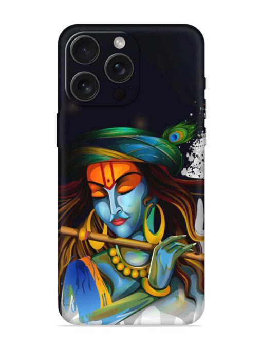 Krishna Art Embossed Soft Silicone Case for Apple Iphone 15 Pro Max Zapvi