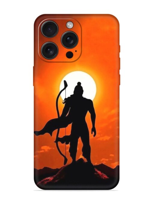 Shree Ram Embossed Soft Silicone Case for Apple Iphone 15 Pro Max Zapvi