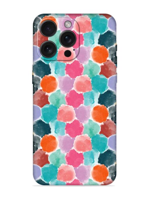 Colorful Seamless Pattern Embossed Soft Silicone Case for Apple Iphone 15 Pro Max Zapvi