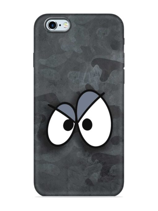 Big Eyes Night Mode Embossed Soft Silicone Case for Apple Iphone 6 Zapvi