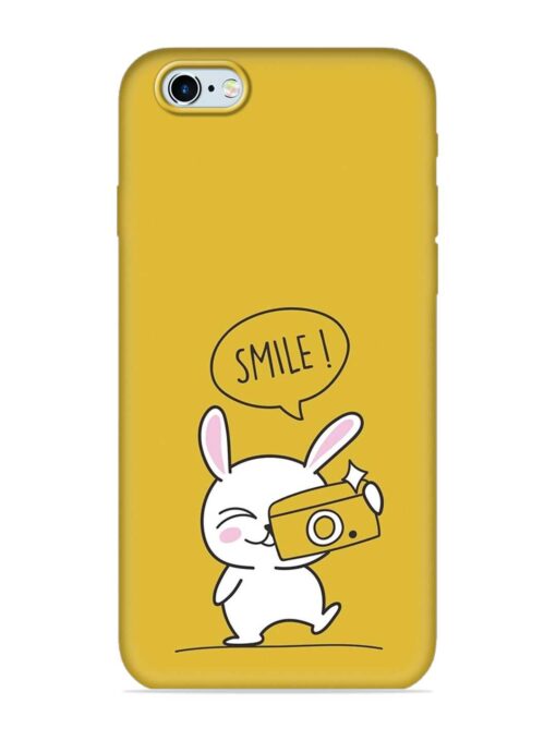 Hey Smile Please Embossed Soft Silicone Case for Apple Iphone 6 Zapvi