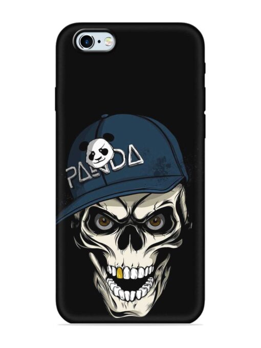 Panda Skull Embossed Soft Silicone Case for Apple Iphone 6 Zapvi