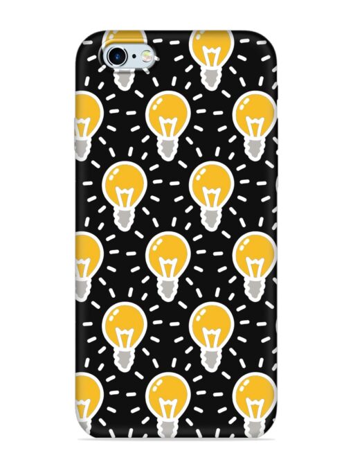 Light Bulb Seamless Embossed Soft Silicone Case for Apple Iphone 6 Zapvi