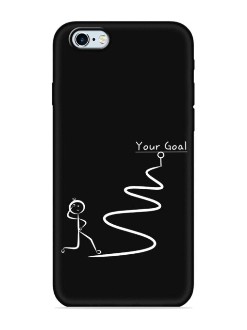 Your Goal Embossed Soft Silicone Case for Apple Iphone 6 Zapvi