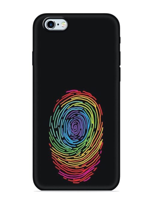 Fingerprint Of Thumb Art Embossed Soft Silicone Case for Apple Iphone 6 Zapvi