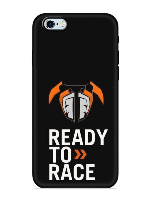 Ready To Race Embossed Soft Silicone Case for Apple Iphone 6