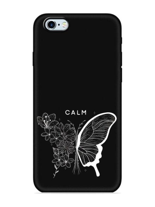 Calm Embossed Soft Silicone Case for Apple Iphone 6 Zapvi