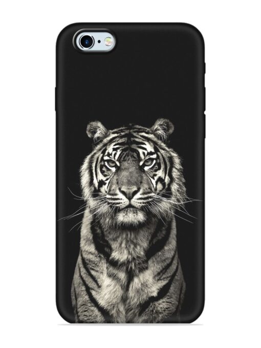 Tiger Art Embossed Soft Silicone Case for Apple Iphone 6 Zapvi