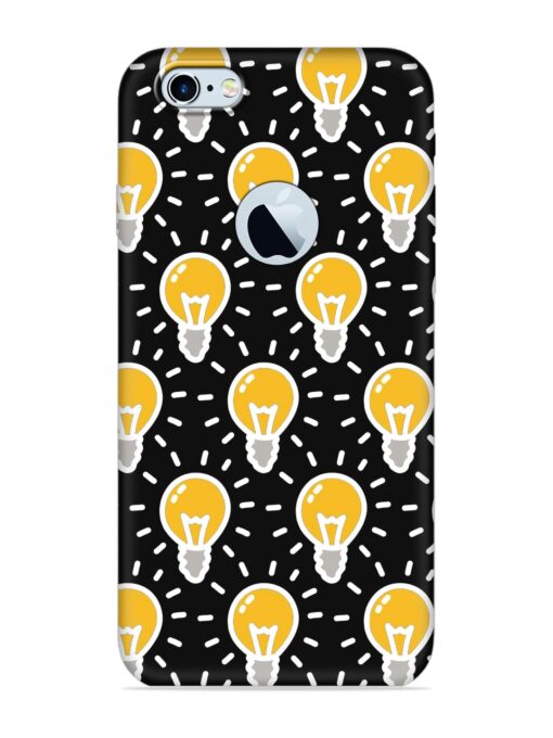 Light Bulb Seamless Embossed Soft Silicone Case for Apple Iphone 6 (Logo Cut) Zapvi