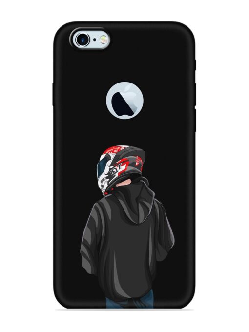 Motorcycle Rider Embossed Soft Silicone Case for Apple Iphone 6 (Logo Cut) Zapvi