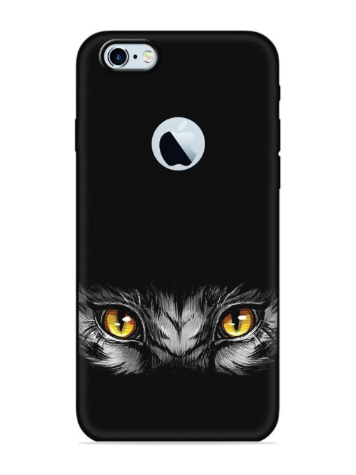 Scary Eye Embossed Soft Silicone Case for Apple Iphone 6 (Logo Cut)