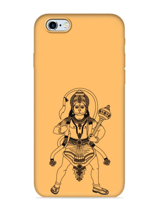 Indian God Hanuman Embossed Soft Silicone Case for Apple Iphone 6 Plus Zapvi