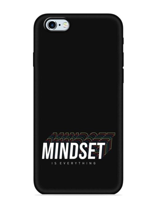 Mindset Everything Slogan Embossed Soft Silicone Case for Apple Iphone 6 Plus