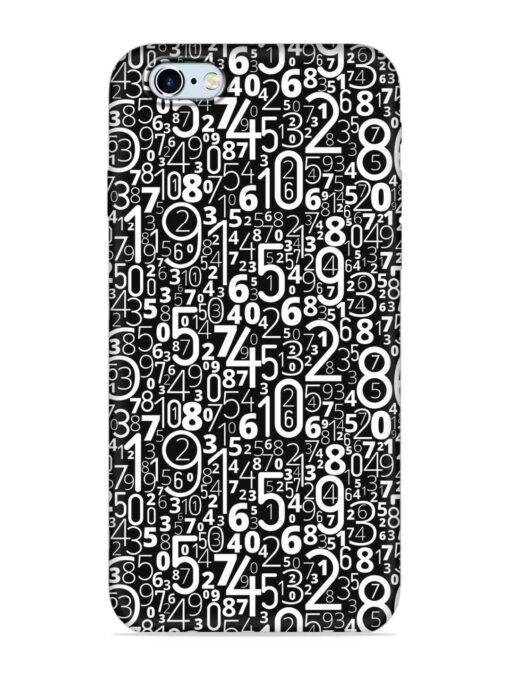 Many Numbers Different Embossed Soft Silicone Case for Apple Iphone 6 Plus Zapvi