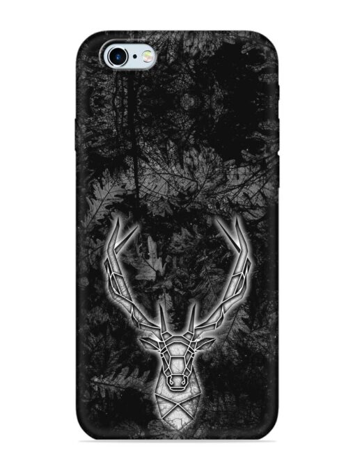 Ancient Deer Embossed Soft Silicone Case for Apple Iphone 6 Plus