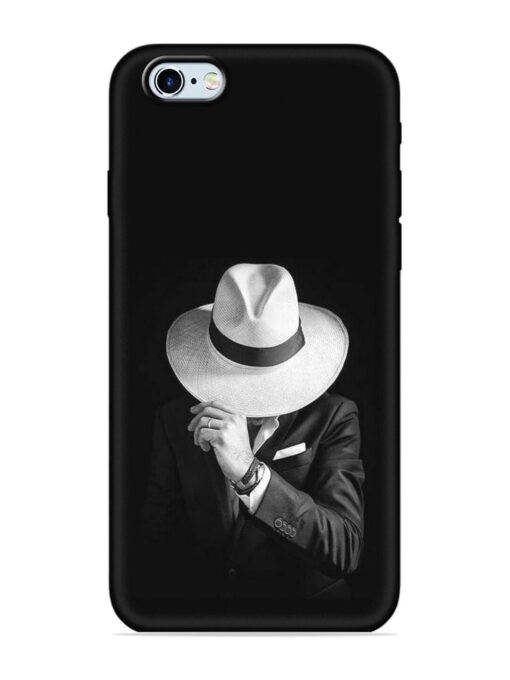 Men Under Hat Embossed Soft Silicone Case for Apple Iphone 6 Plus Zapvi