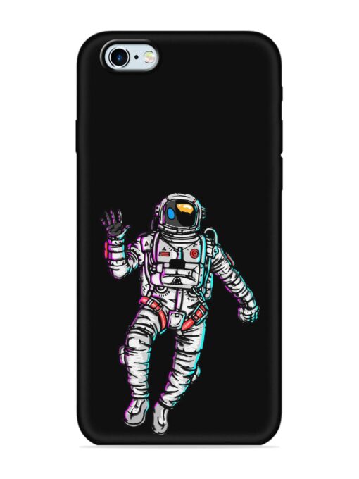 Spaceman Embossed Soft Silicone Case for Apple Iphone 6 Plus Zapvi