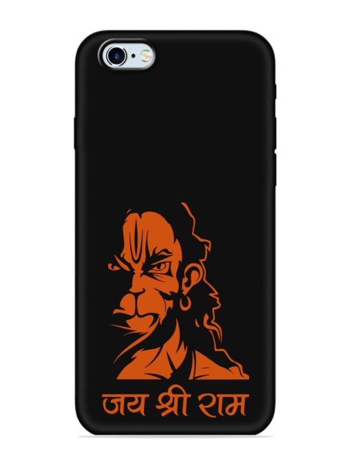 Angry Hanuman Embossed Soft Silicone Case for Apple Iphone 6S