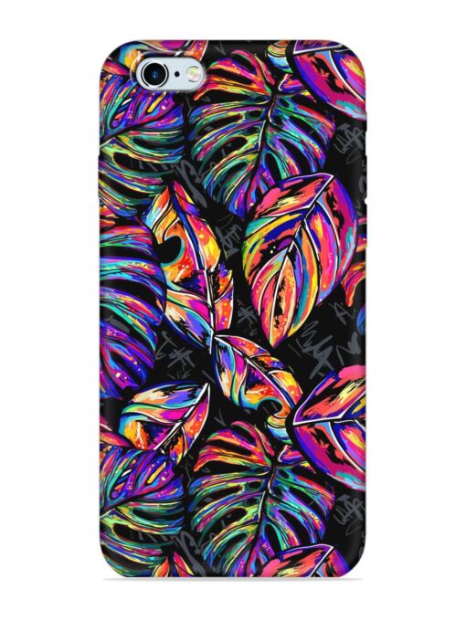 Tropical Seamless Vector Embossed Soft Silicone Case for Apple Iphone 6S Zapvi