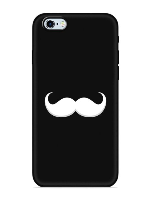 Mustache Vector Embossed Soft Silicone Case for Apple Iphone 6S