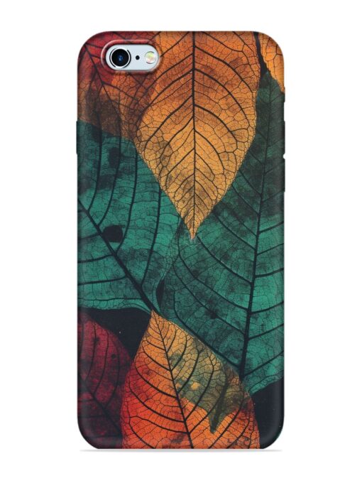 Leaves Artwork Embossed Soft Silicone Case for Apple Iphone 6S