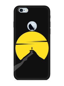 Black Ultra Vector Embossed Soft Silicone Case for Apple Iphone 6S (Logo Cut)