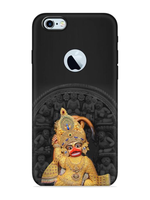 Indian Gold Hanuman Embossed Soft Silicone Case for Apple Iphone 6S (Logo Cut)