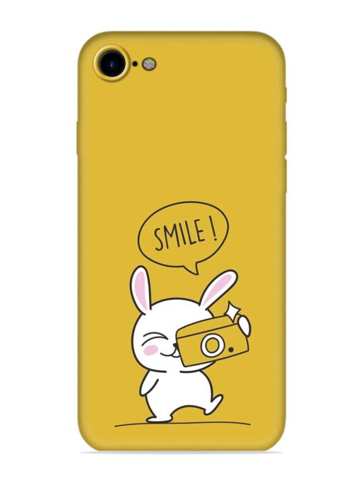 Hey Smile Please Embossed Soft Silicone Case for Apple Iphone 7 Zapvi